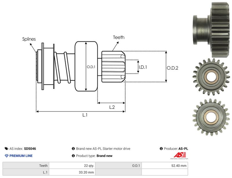 Vabajooks, starter, AS-PL SD5046
