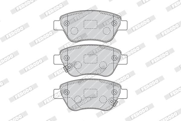 FERODO FDB4486 Brake Pad Set, disc brake