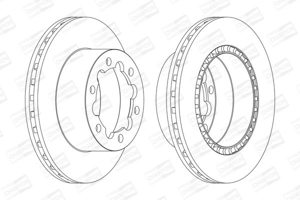 Гальмівний диск, Champion 569138