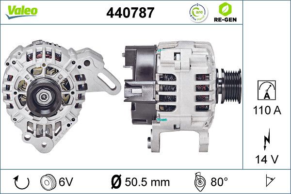 VALEO Dynamo / Alternator 440787