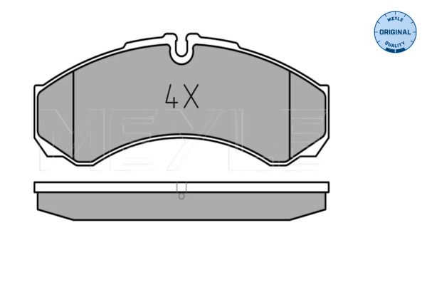 MEYLE 025 291 2120 Brake Pad Set, disc brake