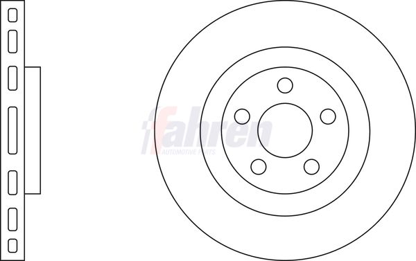 Fahren Brake Disc FBD6829