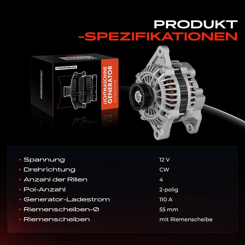 Frankberg 5481FB0029658 Alternator