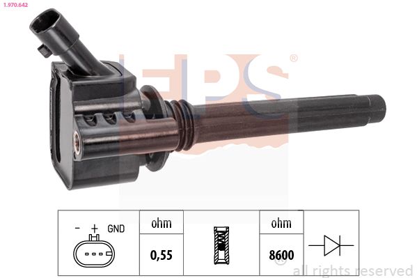 EPS FIAT Котушка запалювання TIPO 1.6 15-, 500X 1.6 14-, JEEP