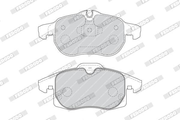 FERODO FDB4188 Brake Pad Set, disc brake