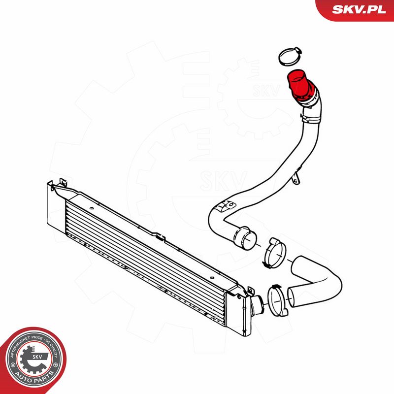 ESEN SKV 24SKV977 Charge Air Hose