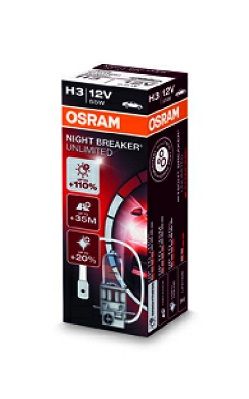 OSRAM NIGHT BREAKER UNLIMITED 12V- H3