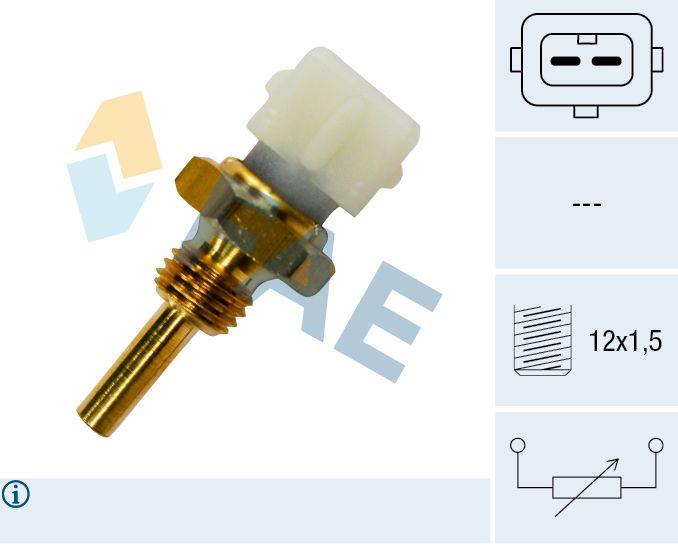 Sensor, temperatura del refrigerante