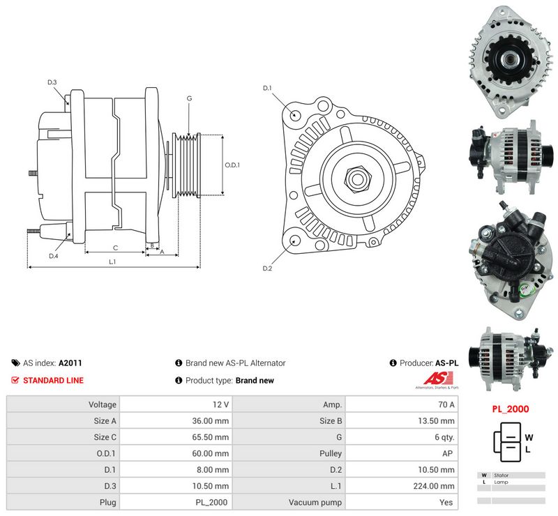 Generaator, AS-PL A2011