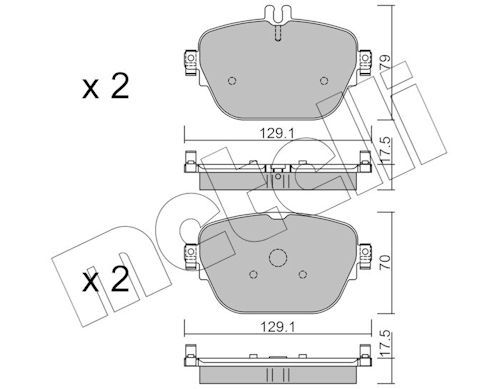 Plaquettes+de+frein+à+disque METELLI 22-1138-0