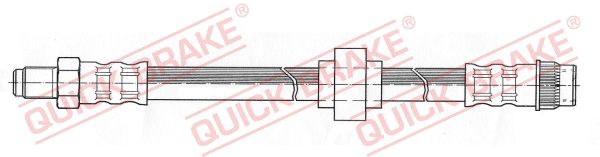 Гальмівний шланг, Quick Brake 32.987