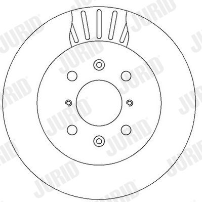Гальмівний диск, Jurid 562308JC