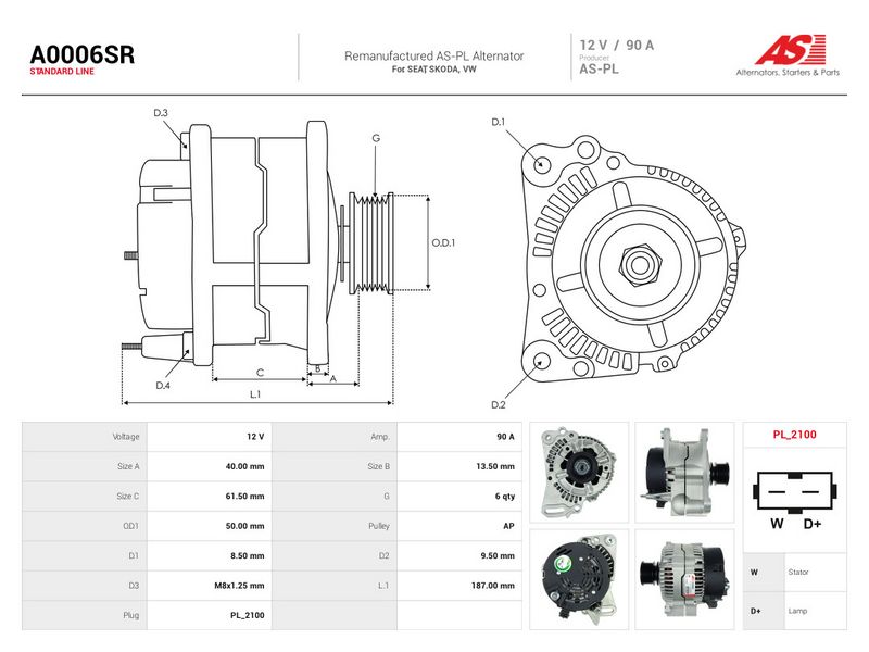 This part match OEM code: 028903025P