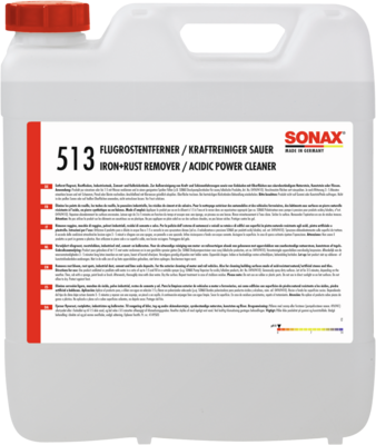 solvent rugina SONAX Iron+Rust Remover / Acidic Power Cleaner 05136050