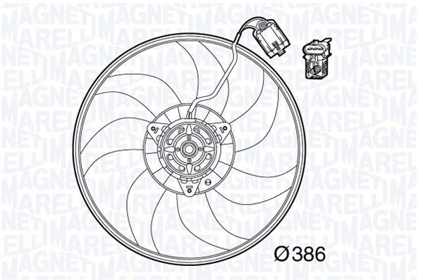 MAGNETI MARELLI ventilátor, motorhűtés 069422571010