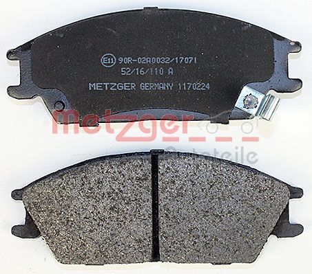 METZGER 1170224 Brake Pad Set, disc brake