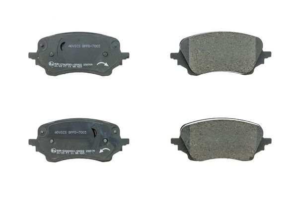 AISIN BPFD-7003 - Brake Pad Set, disc brake
