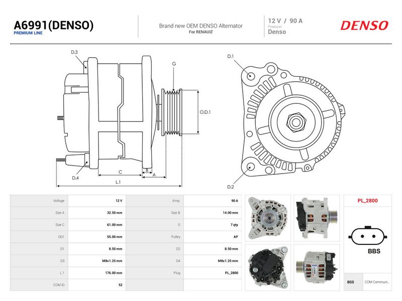This part match OEM code: 8200660037