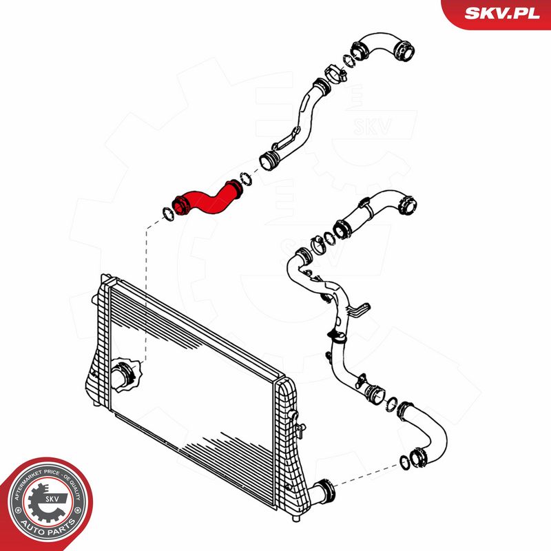 ESEN SKV 24SKV614 Charge Air Hose