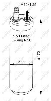 NRF 33206 Dryer, air conditioning