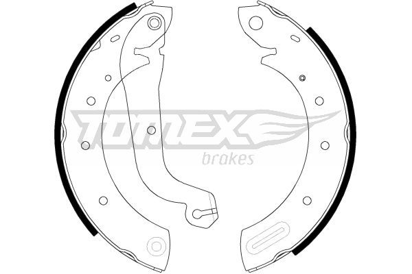 TOMEX Brakes fékpofakészlet TX 21-60