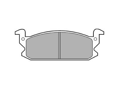 DELPHI LP399 Brake Pad Set, disc brake