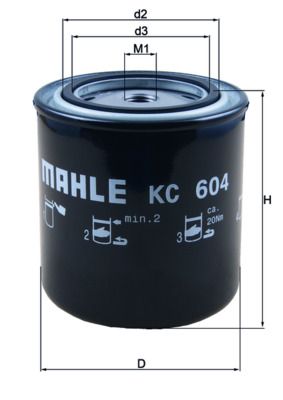 Product Image - Brandstoffilter - KC604 - KNECHT