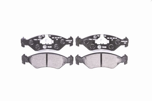 HELLA 8DB 355 007-391 Brake Pad Set, disc brake