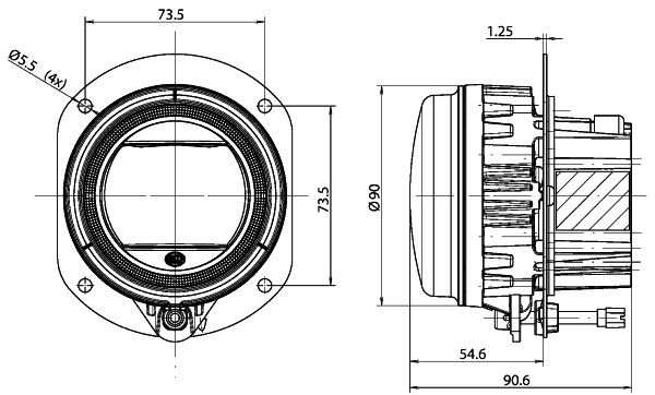 Фара дальнього світла, Hella 1F0011988-021