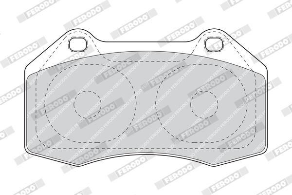 FERODO FDB1667 Brake Pad Set, disc brake
