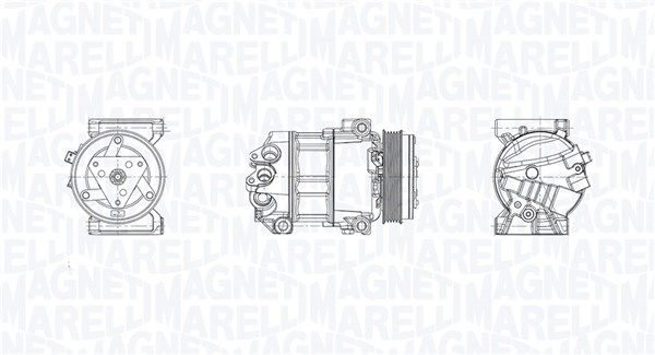 MAGNETI MARELLI Компрессор, кондиционер