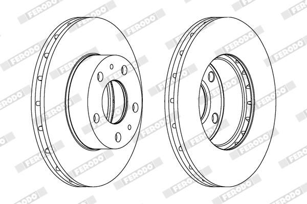 Brzdový kotouč DDF1809C