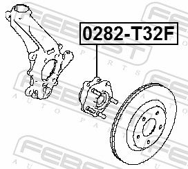 FEBEST 0282-T32F Wheel Hub