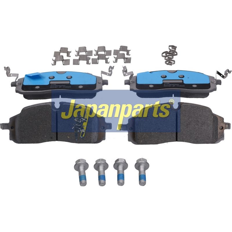 set placute frana,frana disc JAPANPARTS PA-0166AF