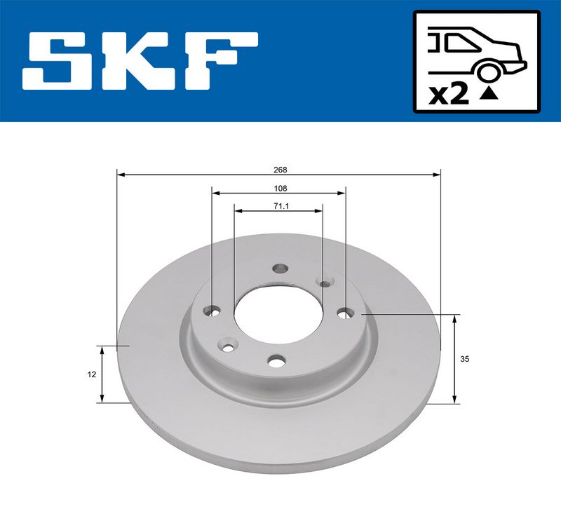 спирачен диск SKF