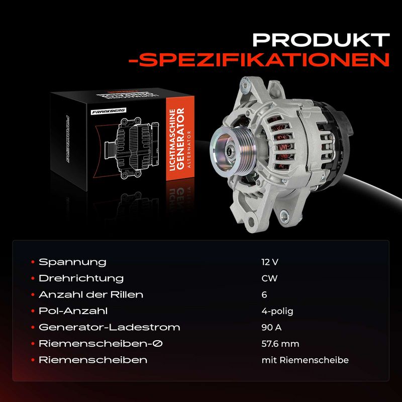 Frankberg 5481FB0029643 Alternator