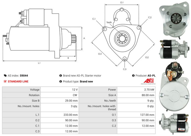 AS-PL S9044 Starter