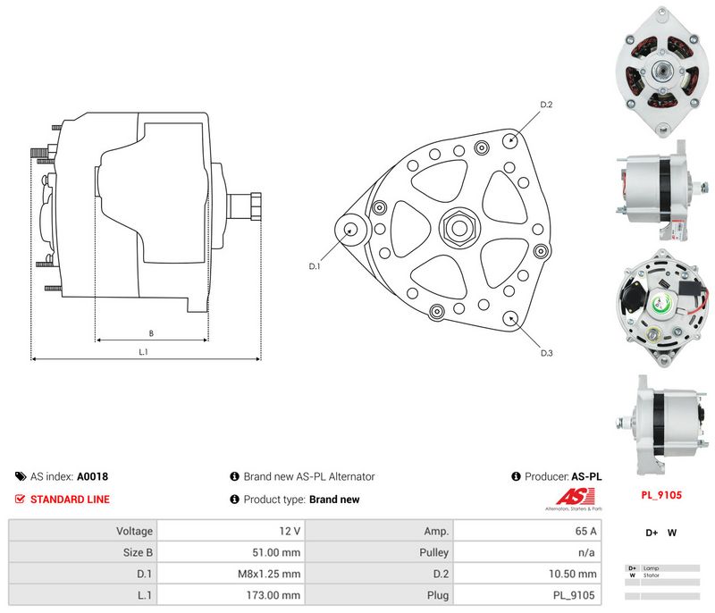 Generaator, AS-PL A0018
