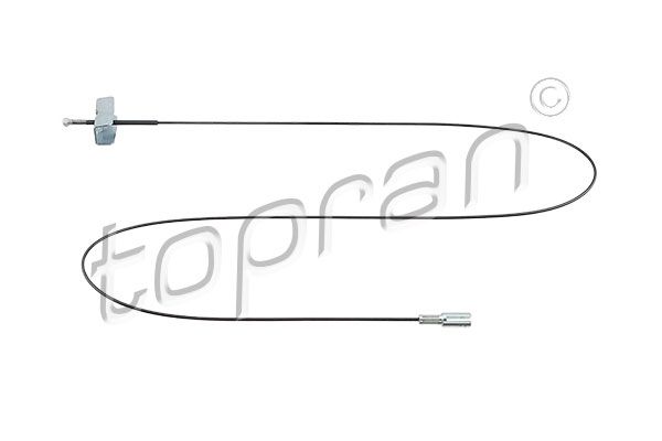 TOPRAN 208599 - Cable Pull, parking brake
