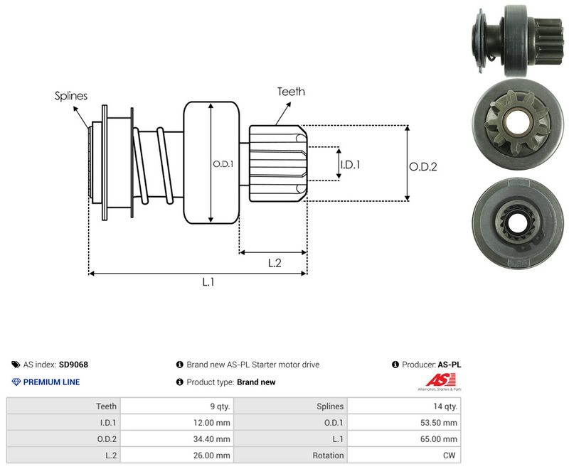 Vabajooks, starter, AS-PL SD9068