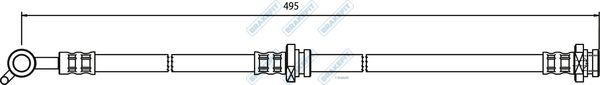 APEC Brake Hose BHO4242