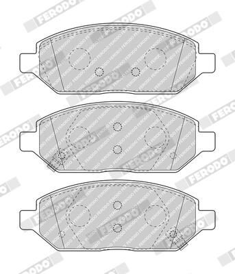 FERODO FDB5019 Brake Pad Set, disc brake