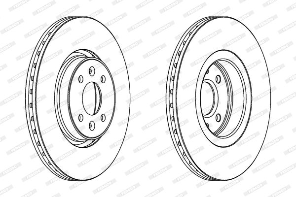 FERODO DDF1513C Brake Disc