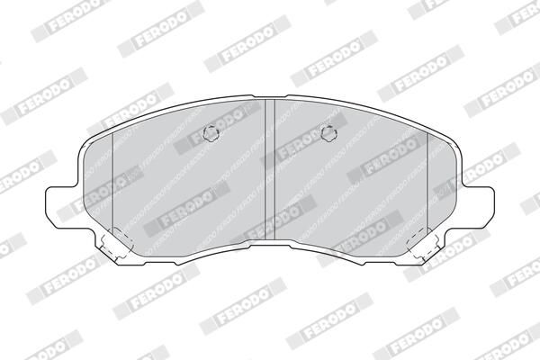 FERODO FDB1621 Brake Pad Set, disc brake
