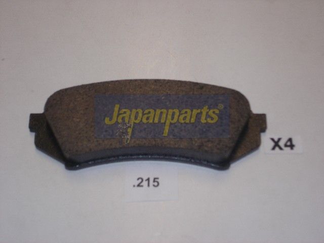 JAPANPARTS Stabdžių trinkelių rinkinys, diskinis stabdys