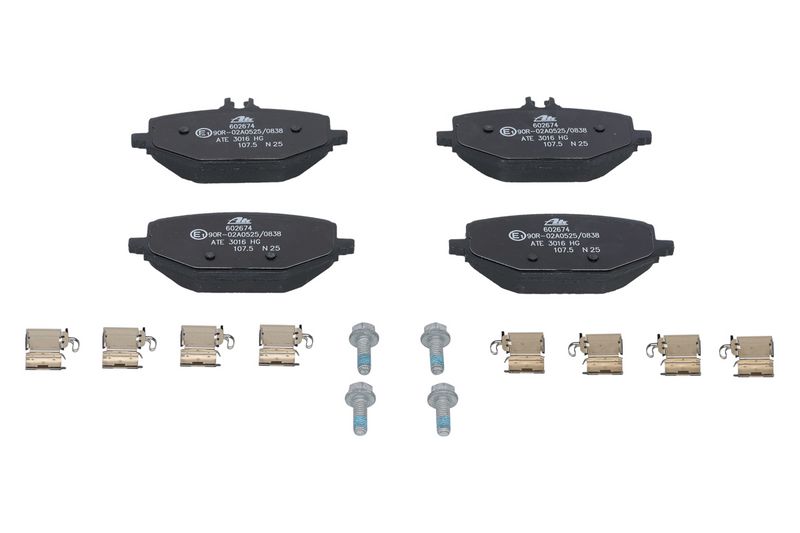 Piduriklotsi komplekt, ketaspidur, ATE 13.0460-2674.2
