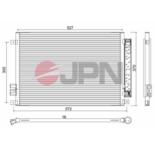 Kondensaator, kliimaseade, JPN 60C9099-JPN