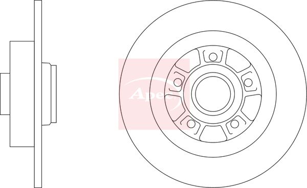 APEC Brake Disc DSK3397