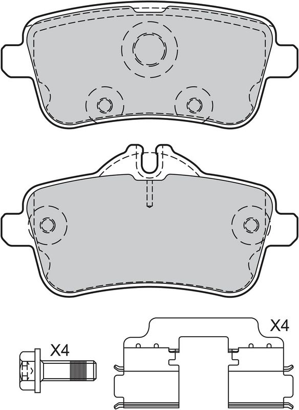 VALEO 601341 Brake Pad Set, disc brake