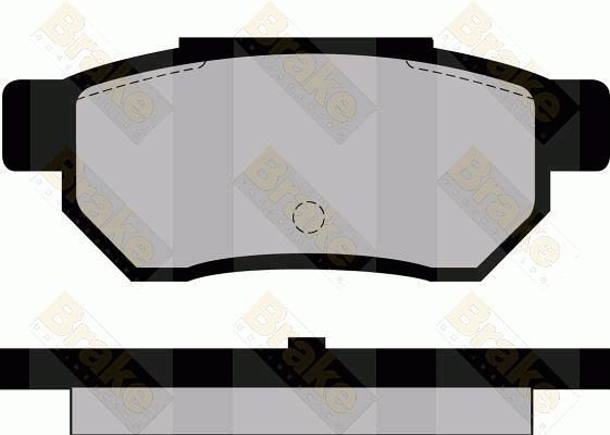 Brake Engineering Brake Pad Set, disc brake PA491